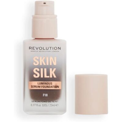 Makeup Revolution F18 Sérum Fond de Teint Soie pour la Peau - Fond de teint Makeup Revolution F18 Sérum Fond de Teint Soie pour la Peau - Fond de teint