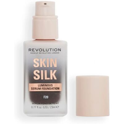 Makeup Revolution F20 Sérum Fond de Teint Soie pour la Peau - Fond de Teint Makeup Revolution F20 Sérum Fond de Teint Soie pour la Peau - Fond de Teint