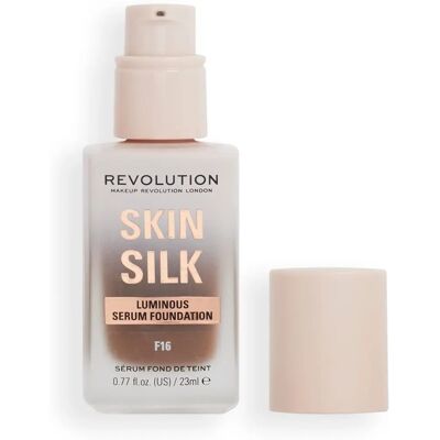 Makeup Revolution F16 Skin Silk Serum Foundation - Foundation Makeup Revolution F16 Skin Silk Serum Foundation - Foundation