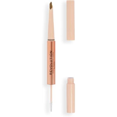 Makeup Revolution Fluffy Brow Filter Duo - Blond - Augenbrauenstift & Gel Makeup Revolution Fluffy Brow Filter Duo - Blond - Augenbrauenstift & Gel