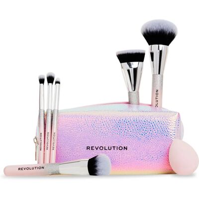 Revolution Make Up Glam Up Børsetui 8 Styk - Makeup Børstenesæt Revolution Make Up Glam Up Børsetui 8 Styk - Makeup Børstenesæt