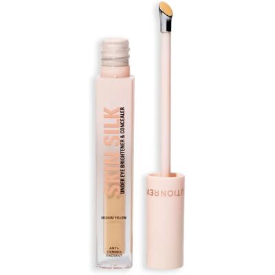 Makeup Revolution Skin Silk Medium Yellow Concealer - Concealer Makeup Revolution Skin Silk Medium Yellow Concealer - Concealer