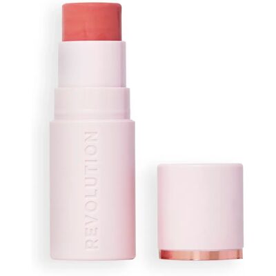 Makeup Revolution Skin Silk Blush Stick - Pinched Soft Pink - Cremiger Stift Makeup Revolution Skin Silk Blush Stick - Pinched Soft Pink - Cremiger Stift