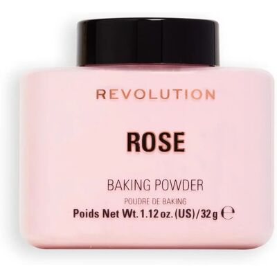 Makeup Revolution Rose Loose Baking Powder - Loose Baking Powder Makeup Revolution Rose Loose Baking Powder - Loose Baking Powder