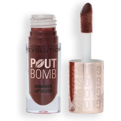 Makeup Revolution Shimmer Gloss - Λαμπερό gloss για τα χείλη Chocolate Sparkle Makeup Revolution Shimmer Gloss - Λαμπερό gloss για τα χείλη Chocolate Sparkle