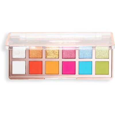 Makeup Revolution The Icon Palette - Brights Lidschattenpalette 12x0,7g Makeup Revolution The Icon Palette - Brights Lidschattenpalette 12x0,7g