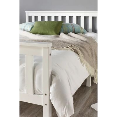 Aspire Atlantic White Bed Frame - King - Bed Frame Aspire Atlantic White Bed Frame - King - Bed Frame