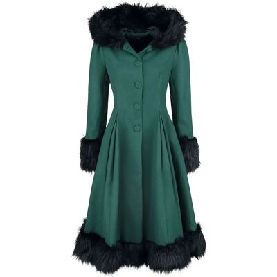 Hell Bunny Elvira Mantel - Petrol - XS-4XL - Mantel Hell Bunny Elvira Mantel - Petrol - XS-4XL - Mantel
