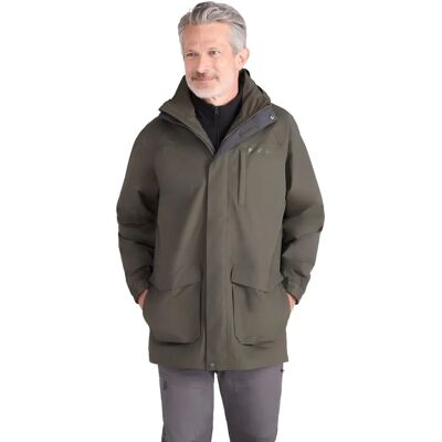 Mountain Warehouse Khaki Model Waterproof Long Rain Jacket - Jacket Mountain Warehouse Khaki Model Waterproof Long Rain Jacket - Jacket