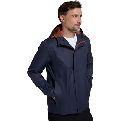 Mountain Warehouse Torrent Wasserdichte Herren Jacke - Dunkelblau, Leicht, Mit Reißverschlusstaschen Mountain Warehouse Torrent Wasserdichte Herren Jacke - Dunkelblau, Leicht, Mit Reißverschlusstaschen
