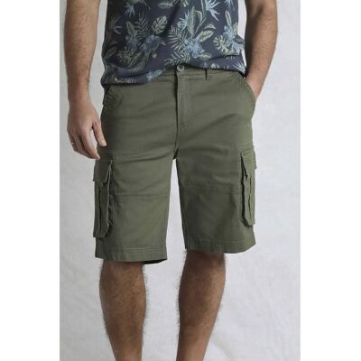 Weird Fish - Rigney Cargo Shorts - Olivgrün dunkel - 36 Weird Fish - Rigney Cargo Shorts - Olivgrün dunkel - 36