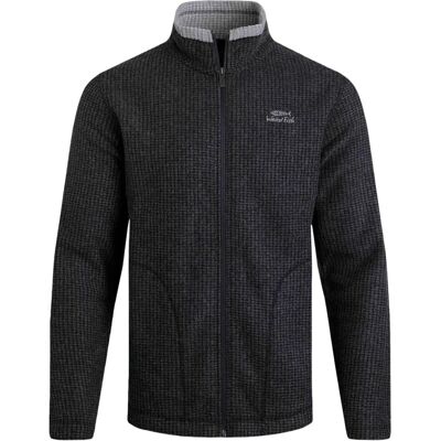 Weird Fish Shires Eco Full Zip Grid Fleece - Men’s Black Weird Fish Shires Eco Full Zip Grid Fleece - Men’s Black