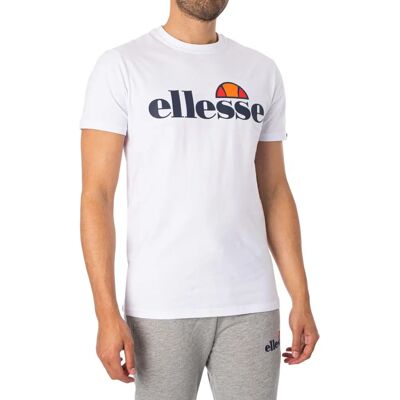 Maglietta Ellesse SL Prado Bianca - Casual Streetwear Maglietta Ellesse SL Prado Bianca - Casual Streetwear