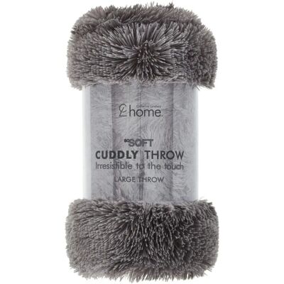 Catherine Lansfield Cuddly Throw (150 x 200cm) - Charcoal Catherine Lansfield Cuddly Throw (150 x 200cm) - Charcoal