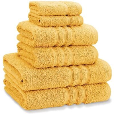Catherine Lansfield Zero Twist Cotton Towel Bale Ochre - Towel Bale Catherine Lansfield Zero Twist Cotton Towel Bale Ochre - Towel Bale
