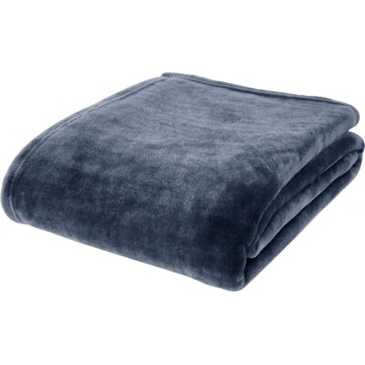 Catherine Lansfield Raschel Extra Large Throw (200 x 240cm) - Navy Catherine Lansfield Raschel Extra Large Throw (200 x 240cm) - Navy