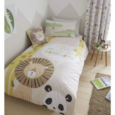 Catherine Lansfield Roarsome Animals Duvet Set - Duvet Set Catherine Lansfield Roarsome Animals Duvet Set - Duvet Set