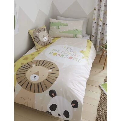 Catherine Lansfield Roarsome Animals Duvet Cover Set - Duvet Cover Set Catherine Lansfield Roarsome Animals Duvet Cover Set - Duvet Cover Set