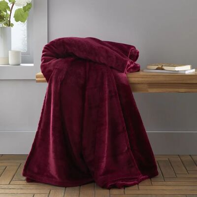 Plaid Raschel Velours Très Grand Catherine Lansfield - Plaid Plaid Raschel Velours Très Grand Catherine Lansfield - Plaid