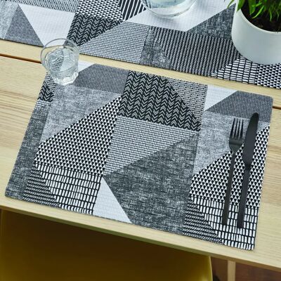 Catherine Lansfield Larsson Geo Set of 2 Place Mats - Place Mat Catherine Lansfield Larsson Geo Set of 2 Place Mats - Place Mat