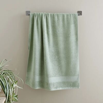 Catherine Lansfield Sage Anti-Bacterial Cotton Towels - Towels Catherine Lansfield Sage Anti-Bacterial Cotton Towels - Towels