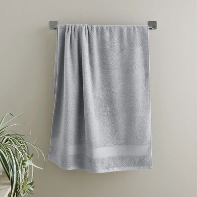 Catherine Lansfield Silver Anti-Bacterial Cotton Bath Sheet Catherine Lansfield Silver Anti-Bacterial Cotton Bath Sheet