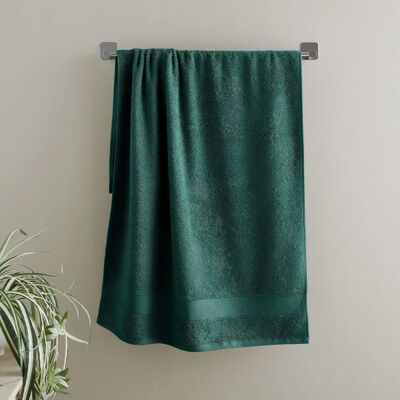 Catherine Lansfield Forest Green Anti-Bacterial Cotton Bath Towel - Bath Towel Catherine Lansfield Forest Green Anti-Bacterial Cotton Bath Towel - Bath Towel