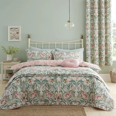 Catherine Lansfield Clarence Floral Ensemble de Couette Double - Ensemble de Draps Catherine Lansfield Clarence Floral Ensemble de Couette Double - Ensemble de Draps