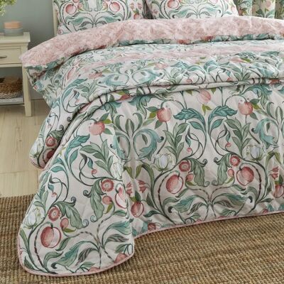 Catherine Lansfield Clarence Floral Grün Bettüberwurf - Bettdecke Catherine Lansfield Clarence Floral Grün Bettüberwurf - Bettdecke