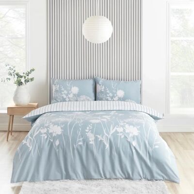 Catherine Lansfield Meadowsweet Floral Double Duvet Set - Bedding Set Catherine Lansfield Meadowsweet Floral Double Duvet Set - Bedding Set