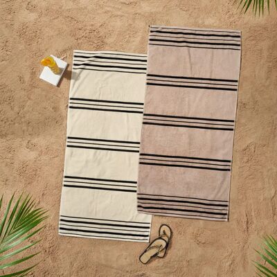 Catherine Lansfield Rayas Banded Stripe 75cm x 150cm Juego de Toallas de Playa - Toalla de Playa Catherine Lansfield Rayas Banded Stripe 75cm x 150cm Juego de Toallas de Playa - Toalla de Playa