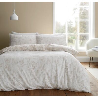 Bianca - Bedding Set with Floral Pattern - Reversible, 100% Cotton Bianca - Bedding Set with Floral Pattern - Reversible, 100% Cotton