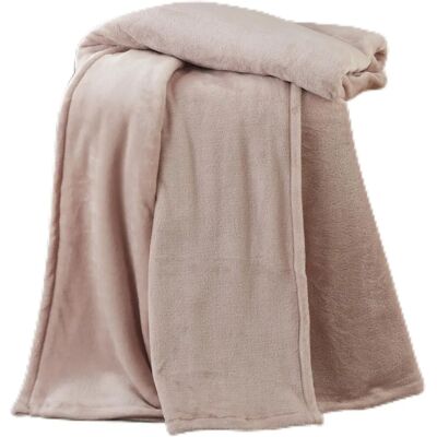 Catherine Lansfield Blush Raschel Überwurf - Decke Catherine Lansfield Blush Raschel Überwurf - Decke