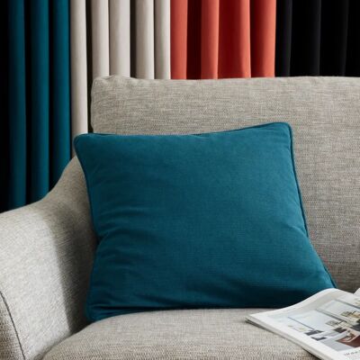 Catherine Lansfield Wilson Velvet Filled Cushion - 45x45cm - Green Catherine Lansfield Wilson Velvet Filled Cushion - 45x45cm - Green
