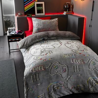 Catherine Lansfield Game Over Neon Gamer Duvet Set - Duvet Set Catherine Lansfield Game Over Neon Gamer Duvet Set - Duvet Set