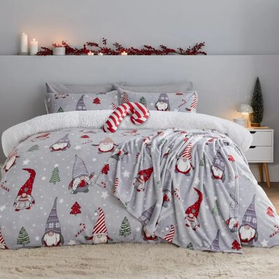 Catherine Lansfield Festive Gnomes Bettwäsche-Set - Bettwäsche Catherine Lansfield Festive Gnomes Bettwäsche-Set - Bettwäsche