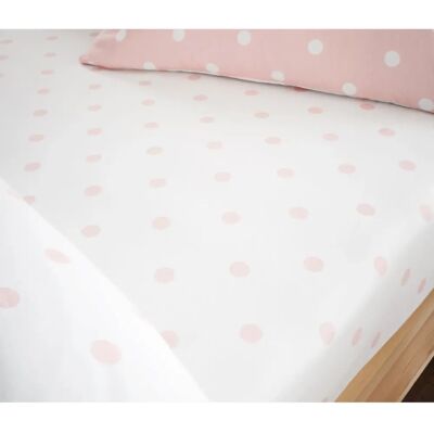 Catherine Lansfield Pink Polka Dot Brushed Bed Linen - Bed Linen Catherine Lansfield Pink Polka Dot Brushed Bed Linen - Bed Linen