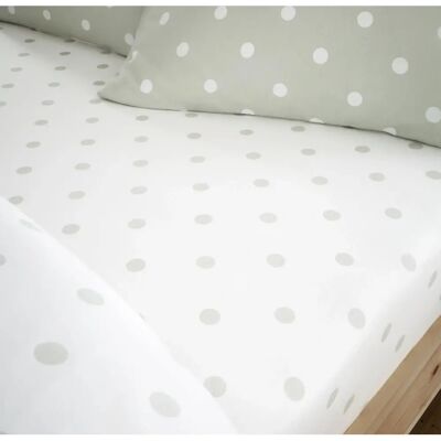 Catherine Lansfield Lunares Cepillado Ropa de Cama Verde - ropa de cama Catherine Lansfield Lunares Cepillado Ropa de Cama Verde - ropa de cama