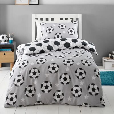 Ensemble de Duvet Enfants Catherine Lansfield Étoiles et Football - Ensemble de Literie Ensemble de Duvet Enfants Catherine Lansfield Étoiles et Football - Ensemble de Literie