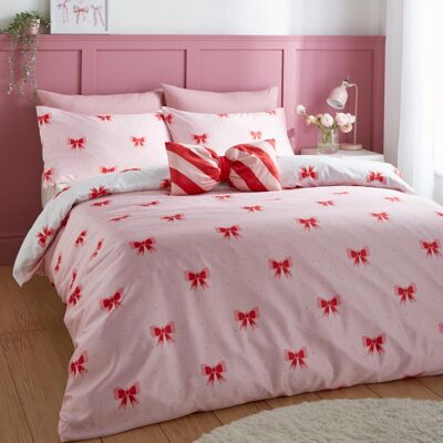 Sassy B - Dotty Bows So Soft - Duvet Cover Set Sassy B - Dotty Bows So Soft - Duvet Cover Set