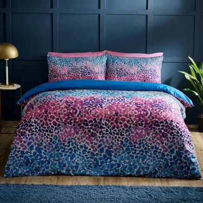 Catherine Lansfield Satin Animal Print Duvet Cover Bed Set - Duvet Cover Bed Set Catherine Lansfield Satin Animal Print Duvet Cover Bed Set - Duvet Cover Bed Set