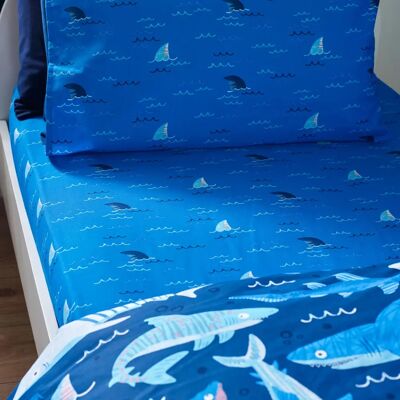 Catherine Lansfield Jawsome Shark Easy Care Bed Linen - Bed linen Catherine Lansfield Jawsome Shark Easy Care Bed Linen - Bed linen