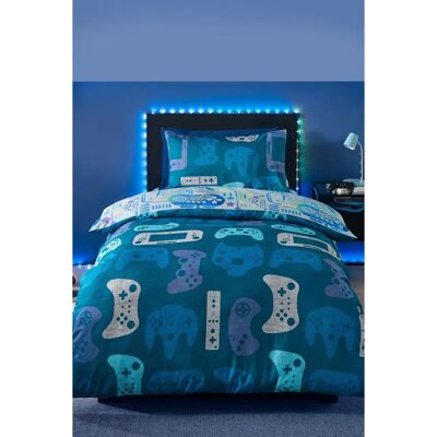 Catherine Lansfield Gamer Reversible Duvet Cover Bedding Set - Bedding Set Catherine Lansfield Gamer Reversible Duvet Cover Bedding Set - Bedding Set