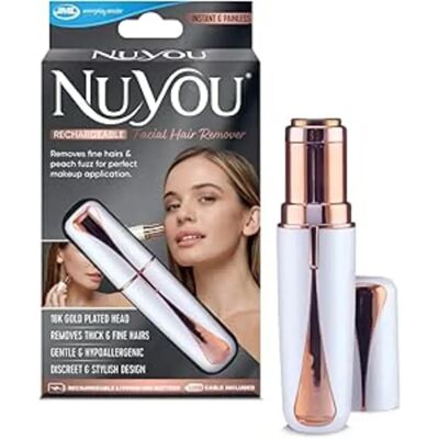 JML NuYou Rechargeable Facial Hair Remover - Fast, Easy - Facial Hair Remover JML NuYou Rechargeable Facial Hair Remover - Fast, Easy - Facial Hair Remover