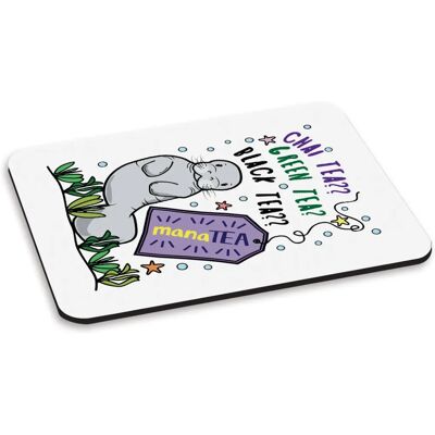 Gift Base - Lamantin Thé - Manatee - Thé - Tapis de souris - Publicité Gift Base - Lamantin Thé - Manatee - Thé - Tapis de souris - Publicité