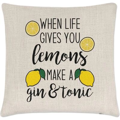 Gift Base - When Life Gives You Lemons - Pillow Cover - Publicité Gift Base - When Life Gives You Lemons - Pillow Cover - Publicité