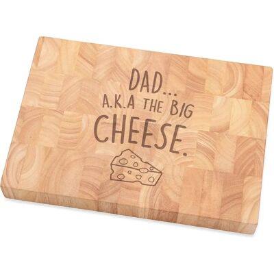 Gift Base Nom Personnalisé Aka The Big Fromage Planche À Découper En Bois Bloc Grain Fin - Planche À Découper - Publicité Gift Base Nom Personnalisé Aka The Big Fromage Planche À Découper En Bois Bloc Grain Fin - Planche À Découper - Publicité