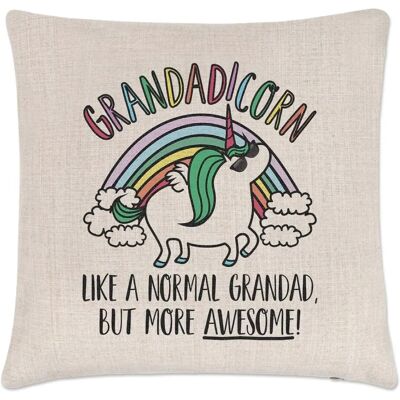 Gift Base - Grandadicorn - Licorne - Coussin - Housse de coussin - Publicité Gift Base - Grandadicorn - Licorne - Coussin - Housse de coussin - Publicité