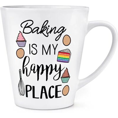 Gift Base Cuisson Mon Joyeux Lieu - Tasse à Café Latte - Publicité Gift Base Cuisson Mon Joyeux Lieu - Tasse à Café Latte - Publicité