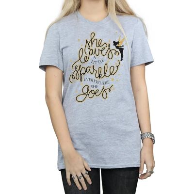 Disney Tinkerbell Stars Boyfriend Fit T-Shirt - Biały - T-Shirt Disney Tinkerbell Stars Boyfriend Fit T-Shirt - Biały - T-Shirt